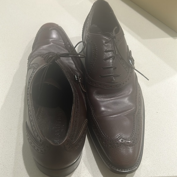 Louis Vuitton Brown Leather Oxfords - Picture 5 of 6